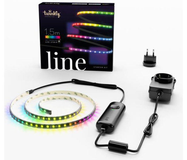 Twinkly Outlet Taśma Line Starter Kit 90 LED 1,5 M Czarny - 1557956 - zdjęcie 2